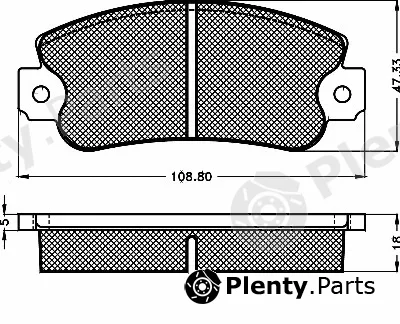 BSF 10326 — Brake Pad Set, disc brake