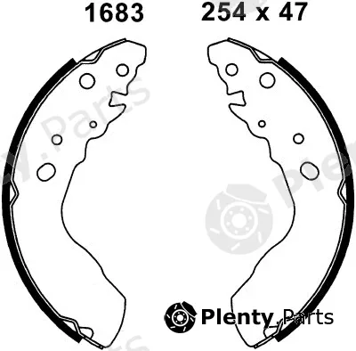 BSF 01683 — Brake Shoe Set