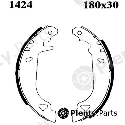 BSF 01424 — Brake Shoe Set