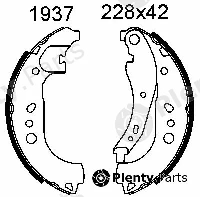 BSF 01937 — Brake Shoe Set