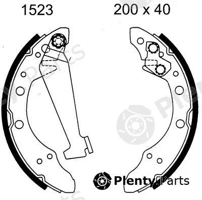 BSF 01523 — Brake Shoe Set
