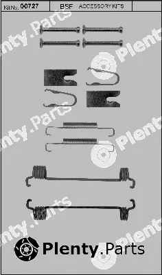BSF 00727 — Accessory Kit, parking brake shoes