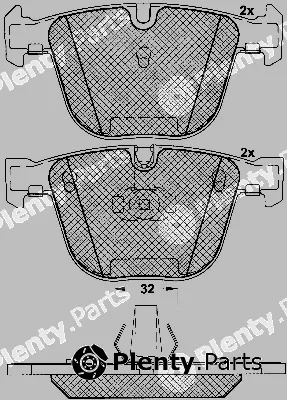 BSF 10900 — Brake Pad Set, disc brake
