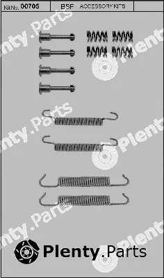 BSF 00705 — Accessory Kit, parking brake shoes