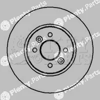Key Parts KBD4219 — Brake Disc