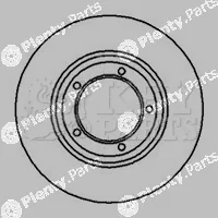 Key Parts KBD4032 — Brake Disc