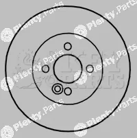 Key Parts KBD4732 — Brake Disc