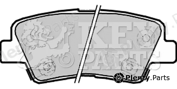 Key Parts KBP2220 — Brake Pad Set, disc brake