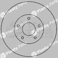 Key Parts KBD4821 — Brake Disc