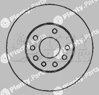 Key Parts KBD4436 — Brake Disc
