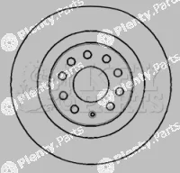 Key Parts KBD4383 — Brake Disc