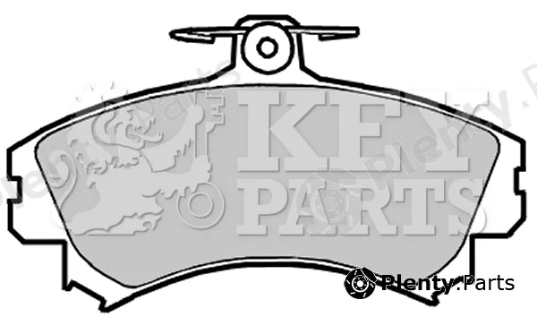 Key Parts KBP2151 — Brake Pad Set, disc brake