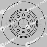 Key Parts KBD5167 — Brake Disc