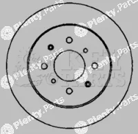 Key Parts KBD4398 — Brake Disc