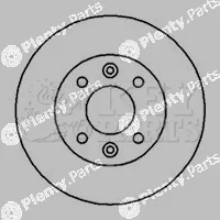 Key Parts KBD4877 — Brake Disc