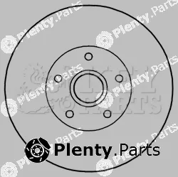 Key Parts KBD5838S — Brake Disc