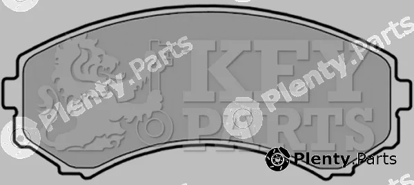 Key Parts KBP1757 — Brake Pad Set, disc brake