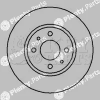 Key Parts KBD5086 — Brake Disc