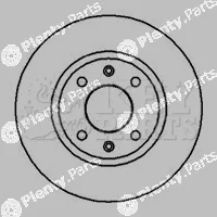 Key Parts KBD4078 — Brake Disc