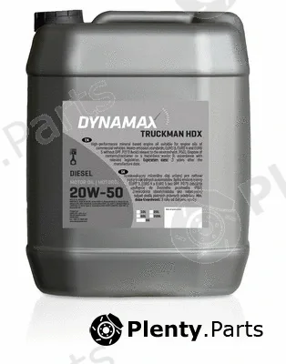Dynamax 502779 — Engine Oil DYNAMAX TRUCKMAN HDX 20W-50