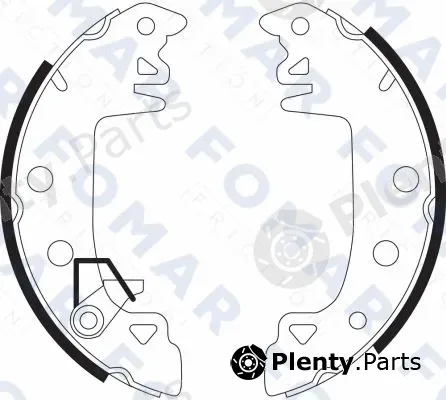 FOMAR Friction FO9083 — Brake Shoe Set