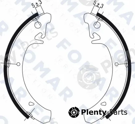 FOMAR Friction FO0471 — Brake Shoe Set