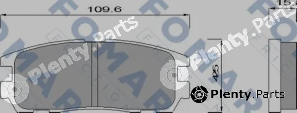 FOMAR Friction FO621481 — Brake Pad Set, disc brake