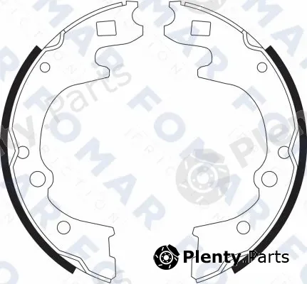 FOMAR Friction FO9096 — Brake Shoe Set