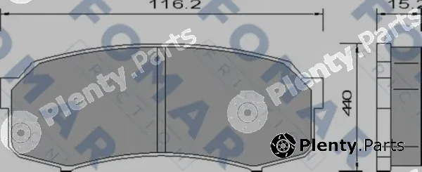 FOMAR Friction FO644981 — Brake Pad Set, disc brake