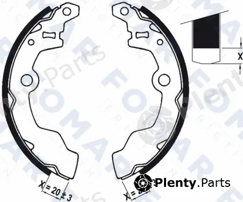 FOMAR Friction FO0482 — Brake Shoe Set