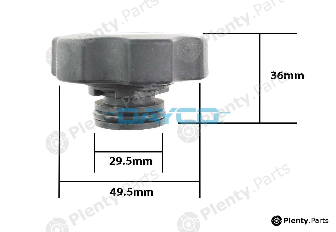 Dayco-Au DRC044 — Cap, coolant tank