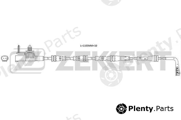 Zekkert BS-8119 — Warning Contact, brake pad wear