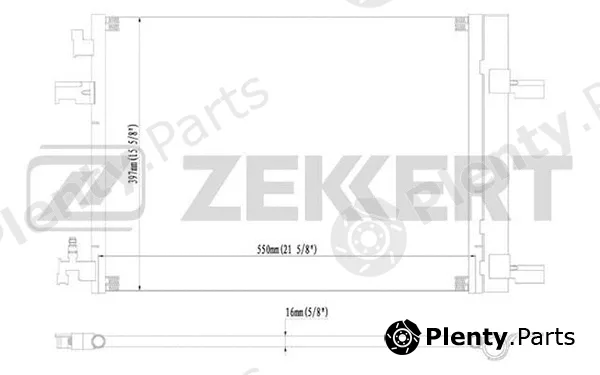 Zekkert MK-3004 — Condenser, air conditioning