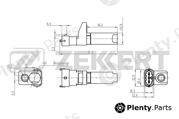 Zekkert SE-4076 — Sensor, crankshaft pulse