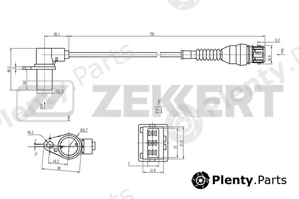 Zekkert SE-4126 — Sensor, crankshaft pulse