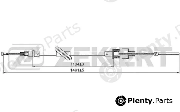 Zekkert BZ-1092 — Cable Pull, clutch control