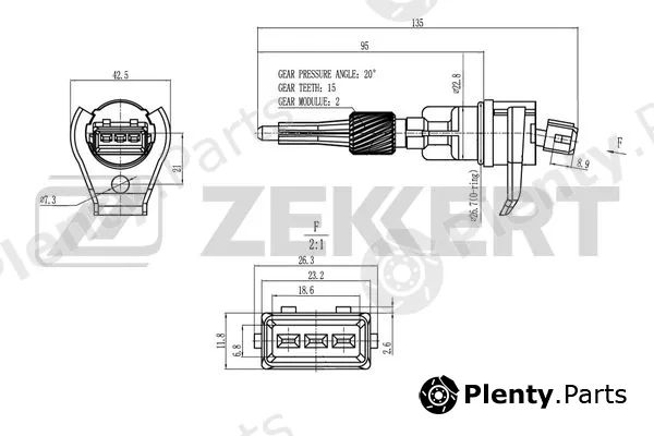 Zekkert SE-8507 — Sensor, speed