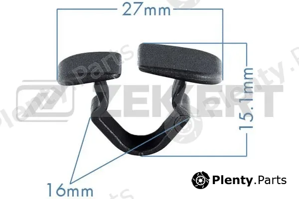 Zekkert BE-1943 — Clip, trim/protection strip