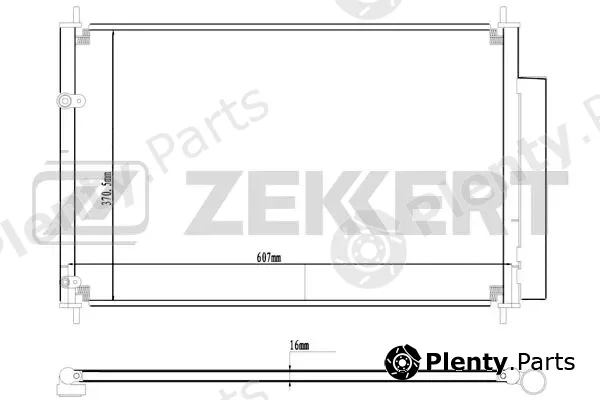 Zekkert MK-3036 — Condenser, air conditioning