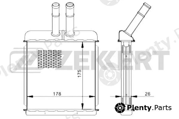 Zekkert MK-5038 — Heat Exchanger, interior heating