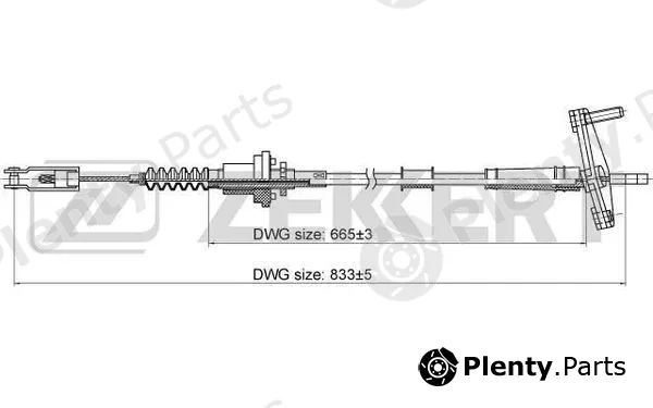 Zekkert BZ-1210 — Cable Pull, clutch control