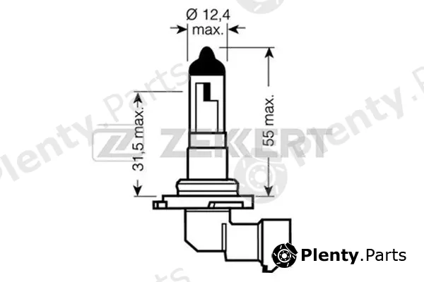 Zekkert LP-1136 — Bulb, headlight