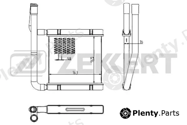 Zekkert MK-5119 — Heat Exchanger, interior heating
