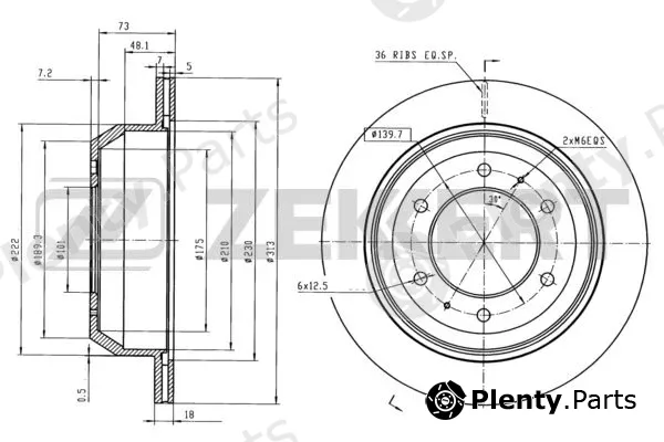 Zekkert BS-5901 — Brake Disc