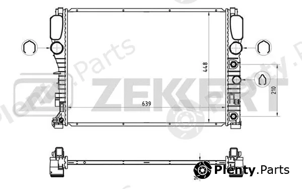 Zekkert MK-1443 — Radiator, engine cooling