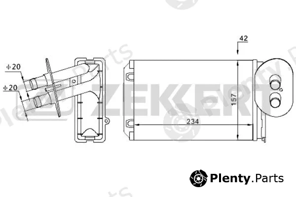 Zekkert MK-5016 — Heat Exchanger, interior heating