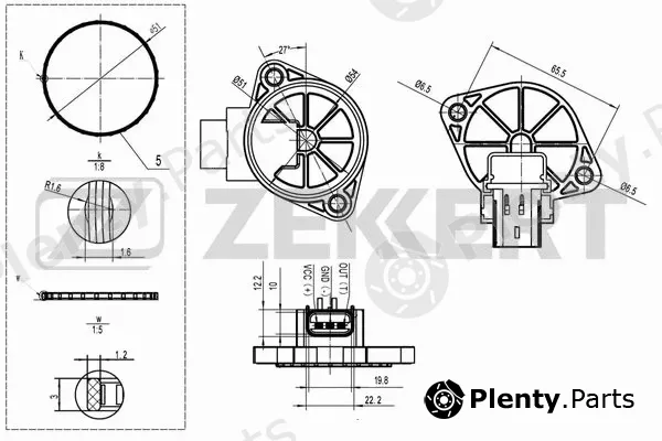 Zekkert SE-5010 — Sensor, camshaft position