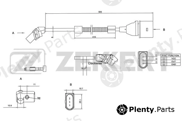 Zekkert SE-4004 — Sensor, crankshaft pulse