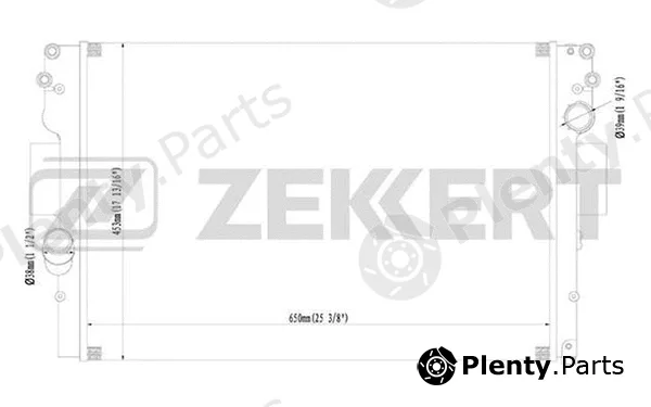 Zekkert MK-1208 — Radiator, engine cooling