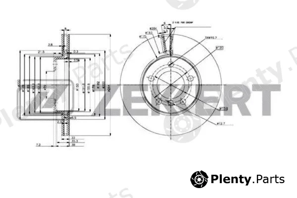 Zekkert BS-6242 — Brake Disc